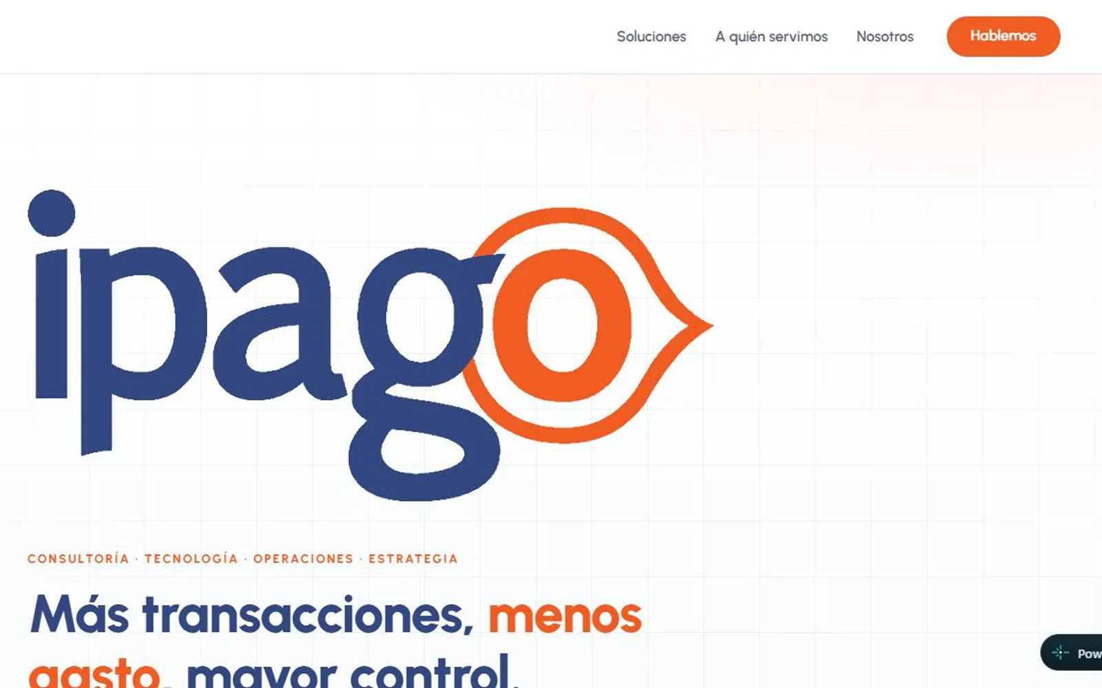 iPago, pantalla 1