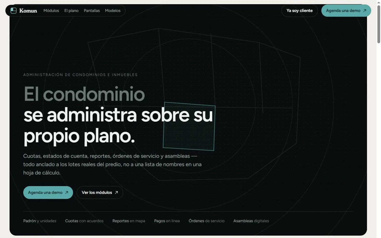 Komun, pantalla 3